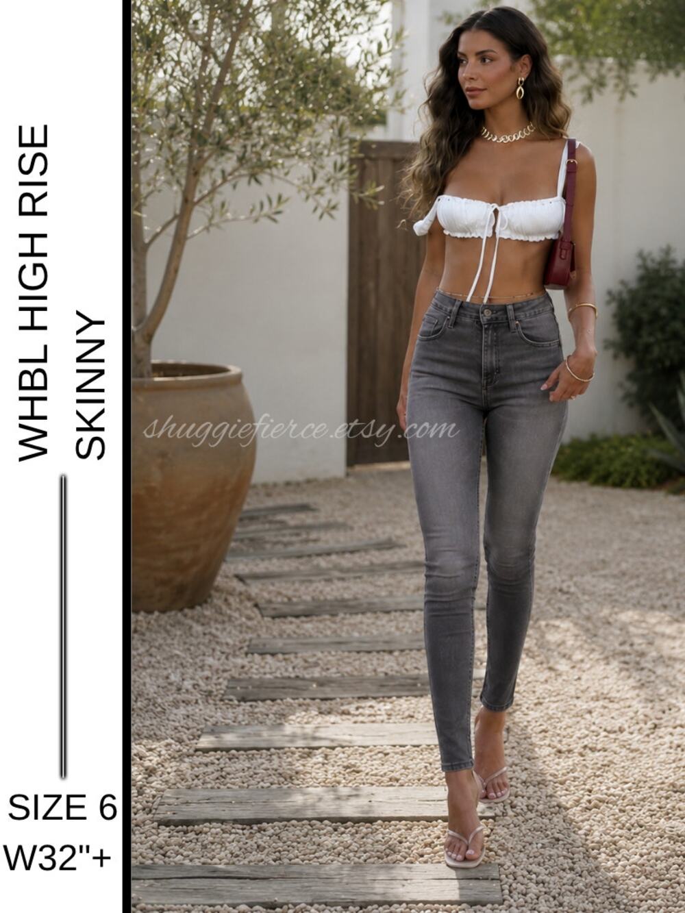 MSRP: $89✨ White House Black Market High-Rise Skinny Jeans Size 6 ✨SAME DAY SHIP